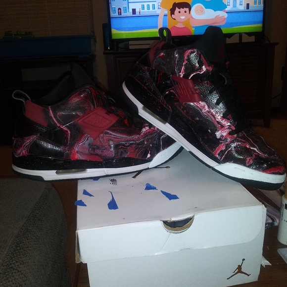 Custom Jordan flight 45s - Picture 5 of 8